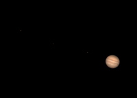 Jupiter Io mit 8Zoll Orion